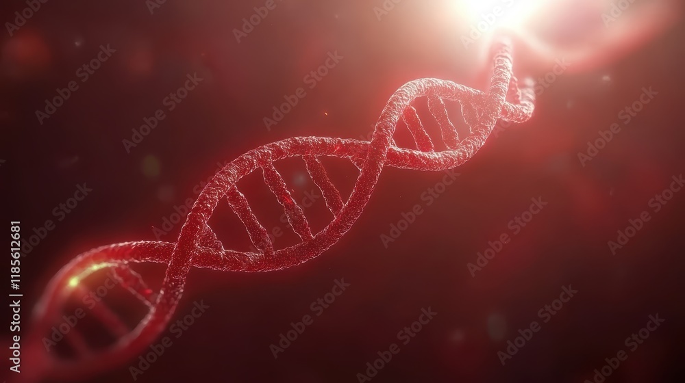Poster exploring the intricate double helix, a visual journey into the world of dna and genetic code.