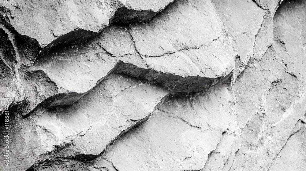 Poster textured gray stone surface with diagonal wavy patterns showcasing natural geological formations in 