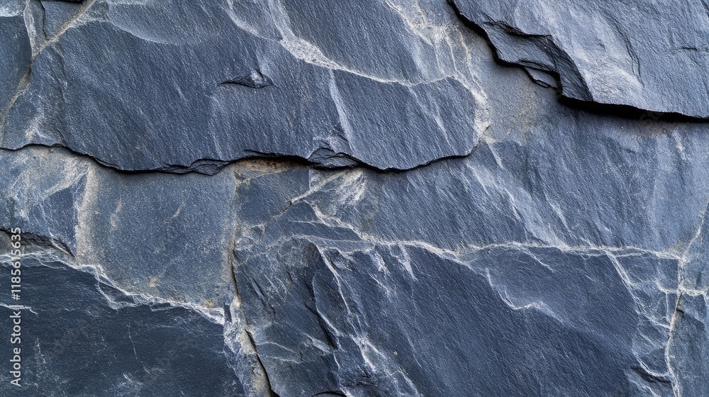Poster gray blue rough stone texture background with natural uneven surfaces and intricate patterns for des