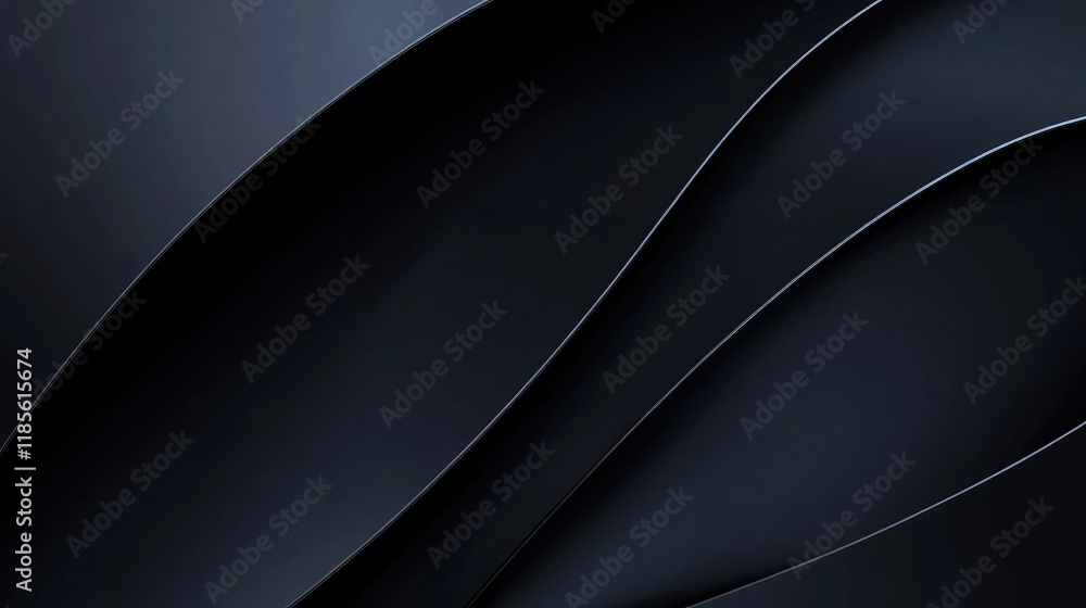 Poster elegant minimalist abstract background featuring smooth curves and dark tones for modern design proj