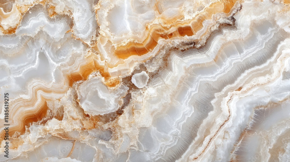 Poster elegant natural white marble texture with subtle golden veins creating a luxurious surface ideal for