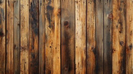Naklejka premium Rustic wooden texture background showcasing natural grain patterns and rich earthy tones perfect for design and decorative projects.