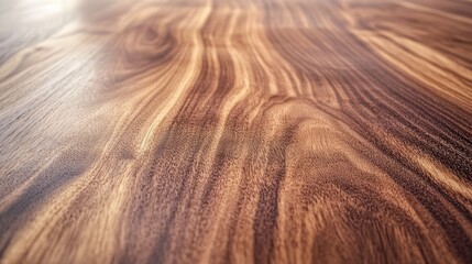 Richly textured wooden table surface showcasing elegant brown hues and natural grain patterns for interior design and decor themes.
