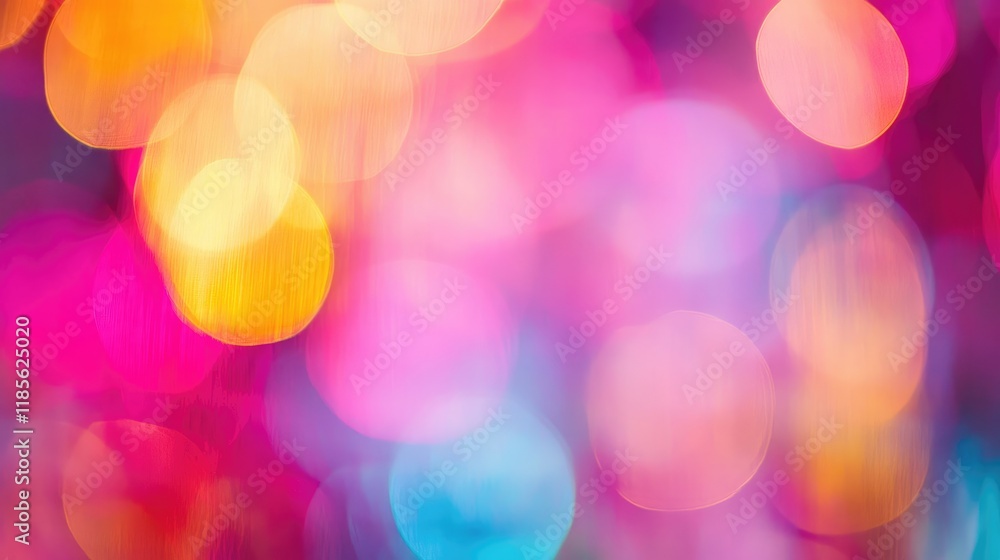 Poster colorful abstract gradient background with motion blur featuring vibrant circular shapes and texture