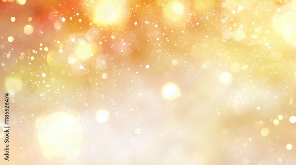 Poster soft bokeh lights background with twinkling defocused effects for festive and creative design projec