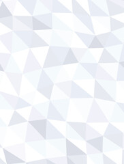 グレーと白をベースにした使いやすいポリゴンの背景イラスト　縦型バージョン