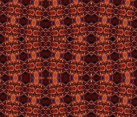 Elegant Dark Crimson Pattern. Vibrant Abstract Design Showcasing Layered Patterns and Symmetrical V