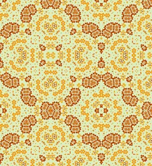 Patterned with Delicate Gold. Bold Gradient Composition Featuring Layered Visual Symmetry and Artis