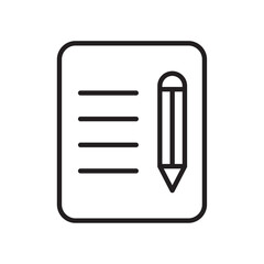 Edit icon Vector logo outline