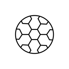 Fototapeta premium Football icon Vector logo outline