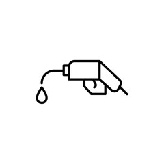 Fuel icon Vector logo outline