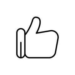 Obraz premium Like icon Vector logo outline