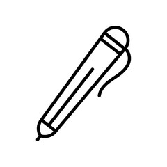 Pen icon Vector logo outline