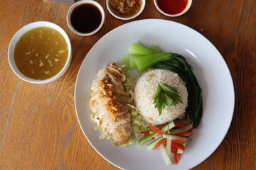 chicken hainan chinese authentic tradisional food