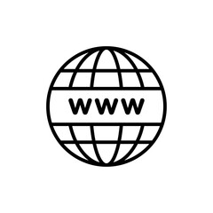 Website icon Vector logo outline