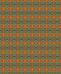 A Gentle Tan Pattern. Symmetrical Gradient Composition Highlighting Artistic Repetition and Layered