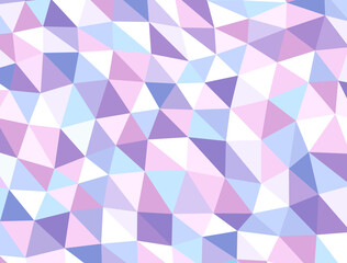 ピンクと紫と水色のレトロなポリゴンの背景イラスト