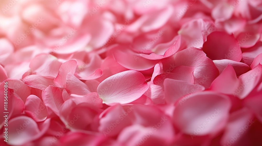 Poster soft pink lotus petals with a blurred background creating an elegant floral texture for backgrounds 