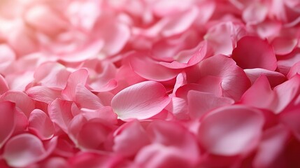 Obraz premium Soft pink lotus petals with a blurred background creating an elegant floral texture for backgrounds or design elements.