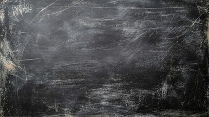 Close Up of Worn Blackboard Texture Suitable for Educational or Creative Background Use