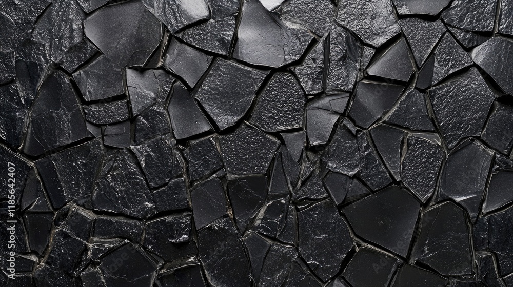 Poster textured black rubber background with a cracked surface pattern ideal for design projects and backgr