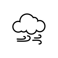 Windy weather icon