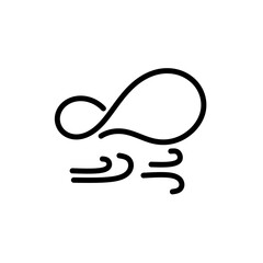 Windy weather icon