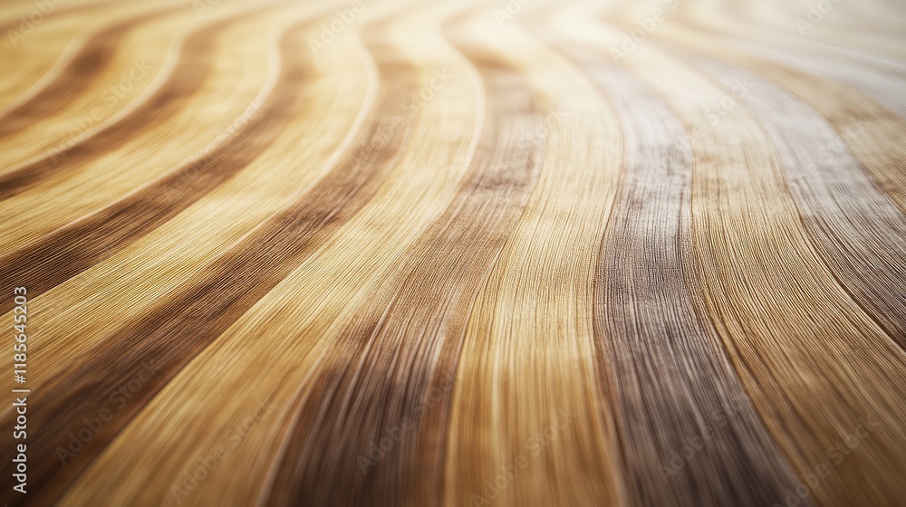 Aufkleber abstract closeup of curved wooden surface with smooth grain patterns highlighting natural textures a