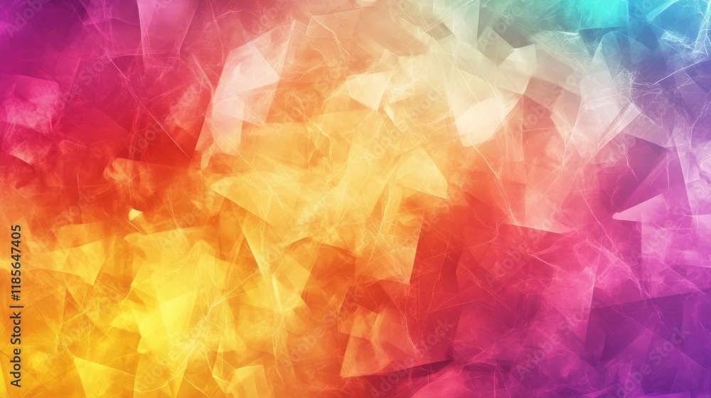 Poster vibrant abstract rainbow background with soft gradients and textured layers for creative designs