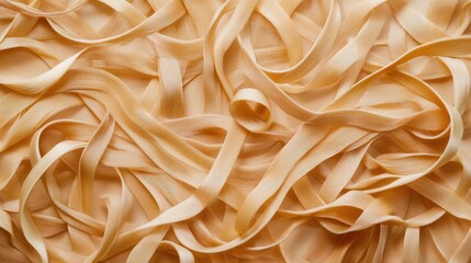 Textured background of intertwined rubber bands in soft neutral tones creating an abstract design for creative or office-themed projects