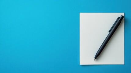 Healthcare professional writing notes with a pen on blank paper with turquoise background for medical and healthcare concept design