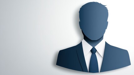 Confident businessman in a formal suit and tie, portrait of professional success in corporate world