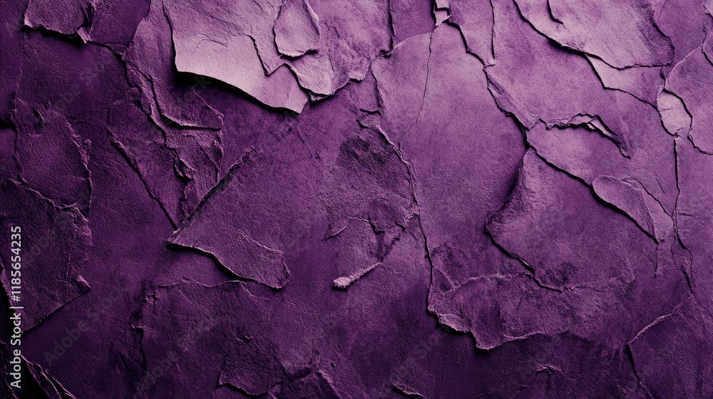 Poster rich textured eggplant colored background with layered paper effect for artistic and design applicat