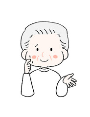 言い訳をするかわいいおじいちゃん