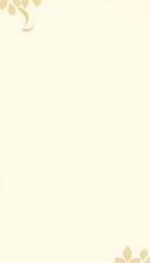 Obraz premium Elegant Beige Background with Golden Floral Corners: Subtle, Minimalist Design