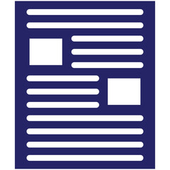 Article vector icon illustration of Literature iconset.