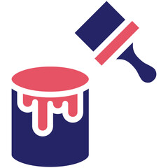 Paint vector icon illustration of Home Improvements iconset.