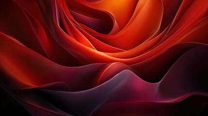 Obraz premium Dynamic abstract art of flowing textures studio setting digital illustration vibrant color palette close-up perspective