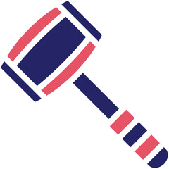 Mallet vector icon illustration of Home Improvements iconset.