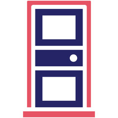 Door vector icon illustration of Home Improvements iconset.