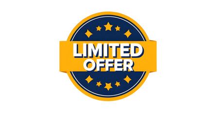 ''Limited offer'' texted illustrated background 