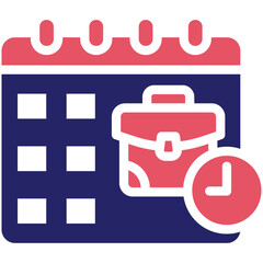Scheduled Event vector icon illustration of Business & Economy iconset.
