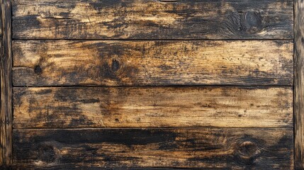 Vintage Wooden Table Surface with Distressed Textured Background for Rustic and Antique Decor Themes