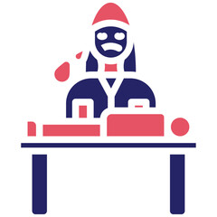 Dead Body vector icon illustration of Funeral iconset.