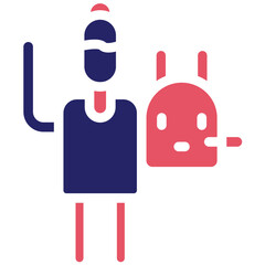 Stuffed Animals vector icon illustration of Festa Junina iconset.