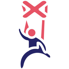 Puppet Master vector icon illustration of Corruption iconset.