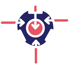 Containment Protocol vector icon illustration of Infectious Diseases iconset.