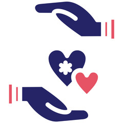 Palliative Support vector icon illustration of Chemotherapy iconset.