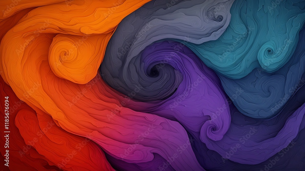 Poster mesmerizing fluid topographic rainfall map data visualization with swirling dynamic flows undulating