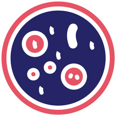 Microorganism vector icon illustration of Lab iconset.